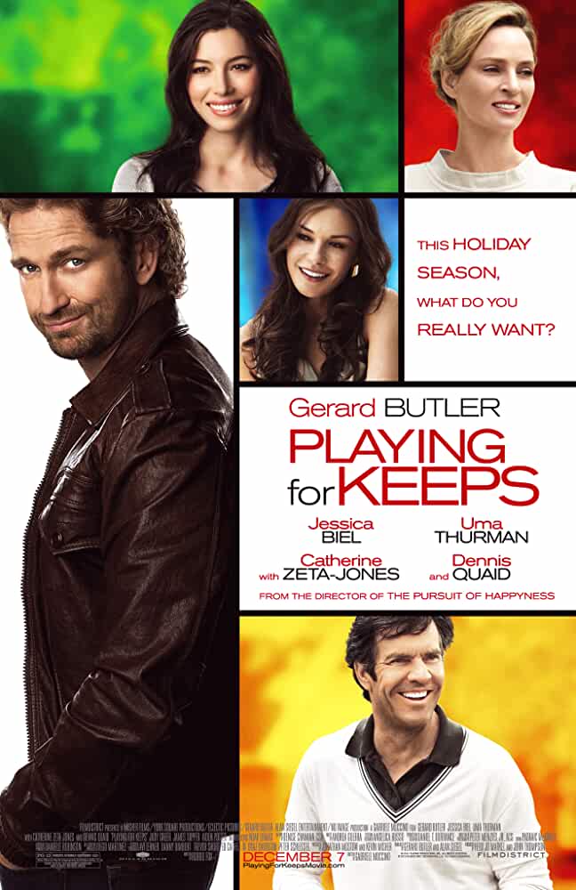 Playing For Keeps 2012 Dual Audio Hindi-English 480p 720p