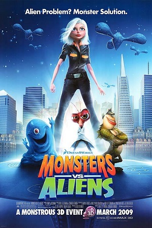 Monsters vs. Aliens 2009 Dual Audio Hindi - English WeB-DL 480p 720p 1080p