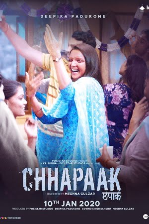 Chhapaak 2020 Hindi Full Movie 480p 720p 1080p