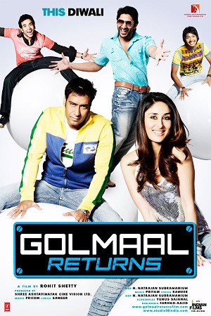 Golmaal Returns 2008 Hindi Full Movie 480p 720p 1080p