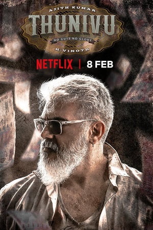 Thunivu 2023 Hindi ORG Dubbed Full Movie NF 480p 720p 1080p WEB-DL